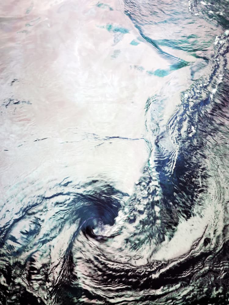 Swirling Arctic Ocean by Angelo Cerantola — canvas wall art