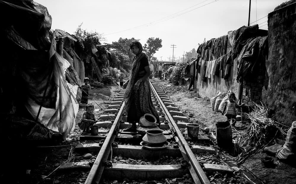 Life On The Tracks by Joxe Inazio Kuesta Garmendia — canvas wall art