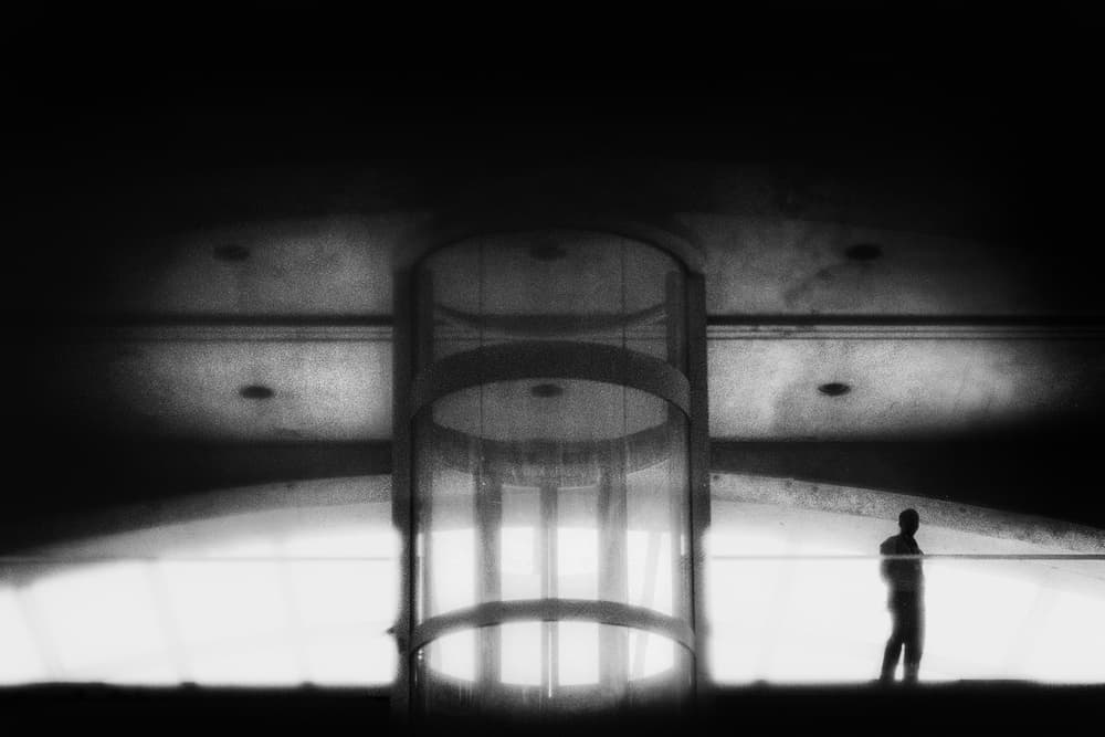 Solitary Figure Dark Light by Rui Correia — canvas wall art