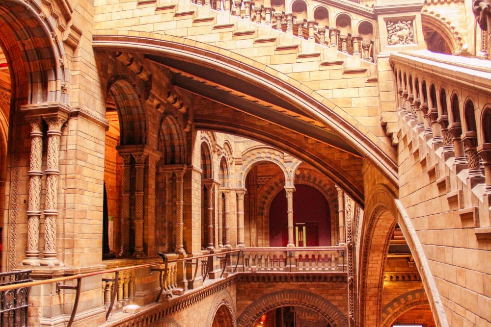 Grand Archway Staircase by Anna Kogan — canvas wall art