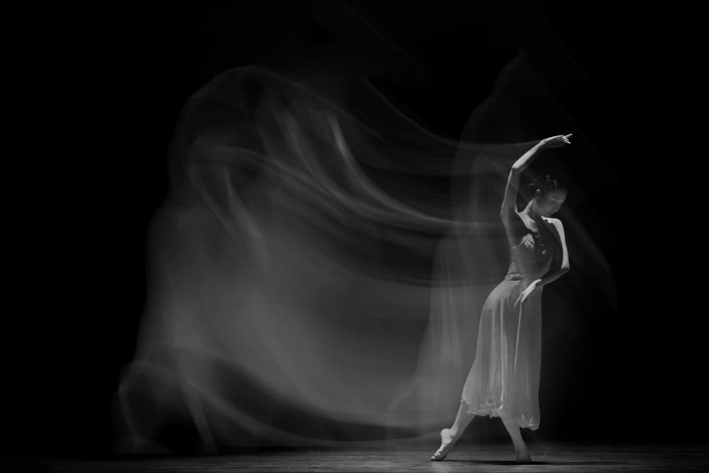 Ethereal Ballet Dancer by Rob Li — canvas wall art