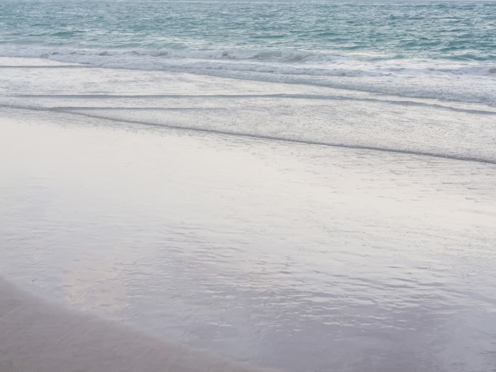 Calm Beach Waves by Stephanie Klatt — canvas wall art
