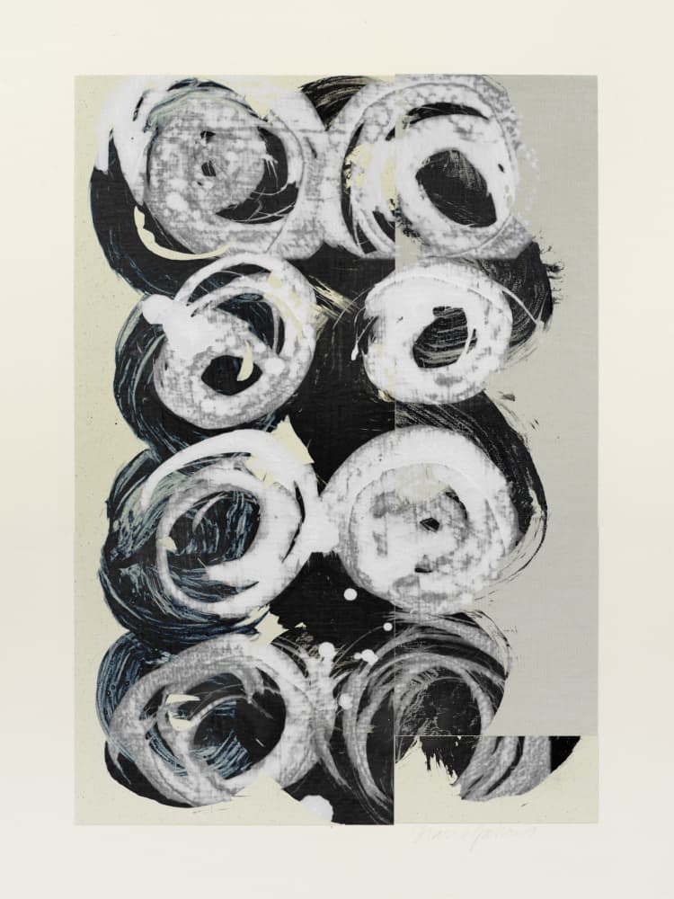Dynamic Abstract Swirls by Diana Jahns — canvas wall art