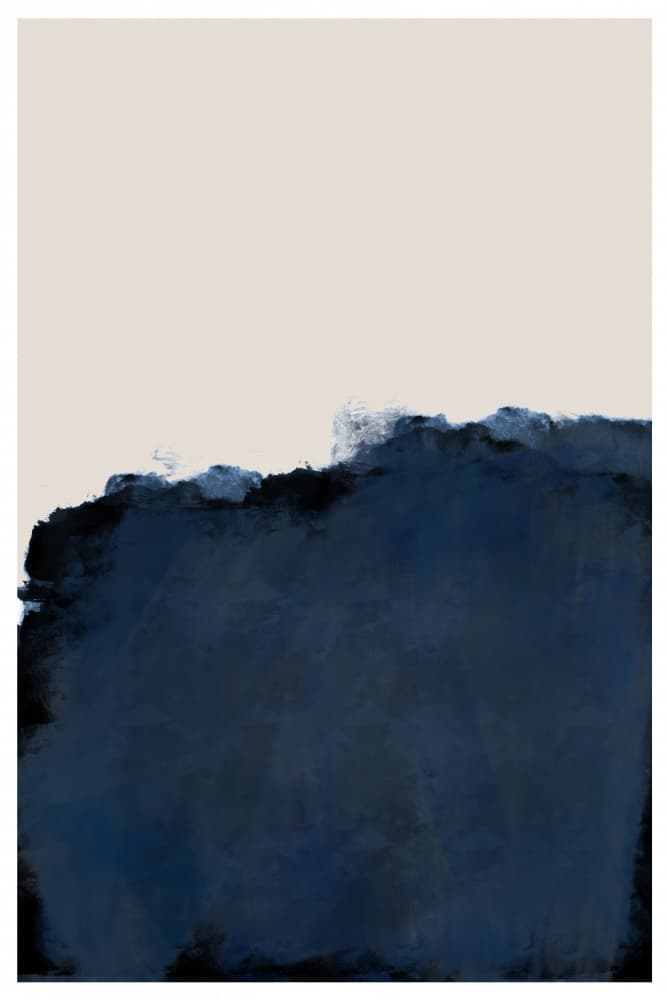 Midnight Huescape by THE MIUUS STUDIO — canvas wall art
