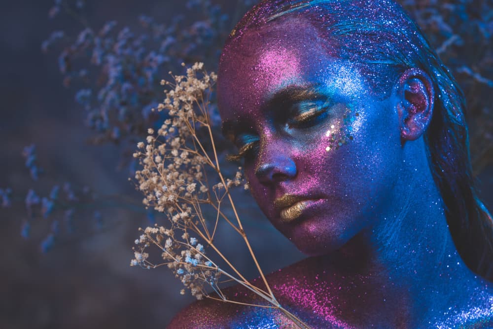 Ethereal Glitter Beauty by Mihai Bogdan R — canvas wall art