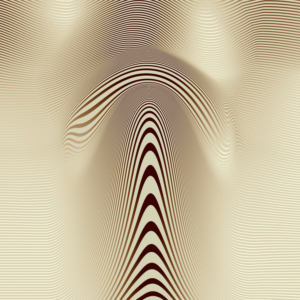 Flowing Striped Arches by Angelo Cerantola — canvas wall art