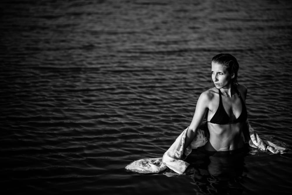 Serene Water Gaze by Erkan Camlilar — canvas wall art