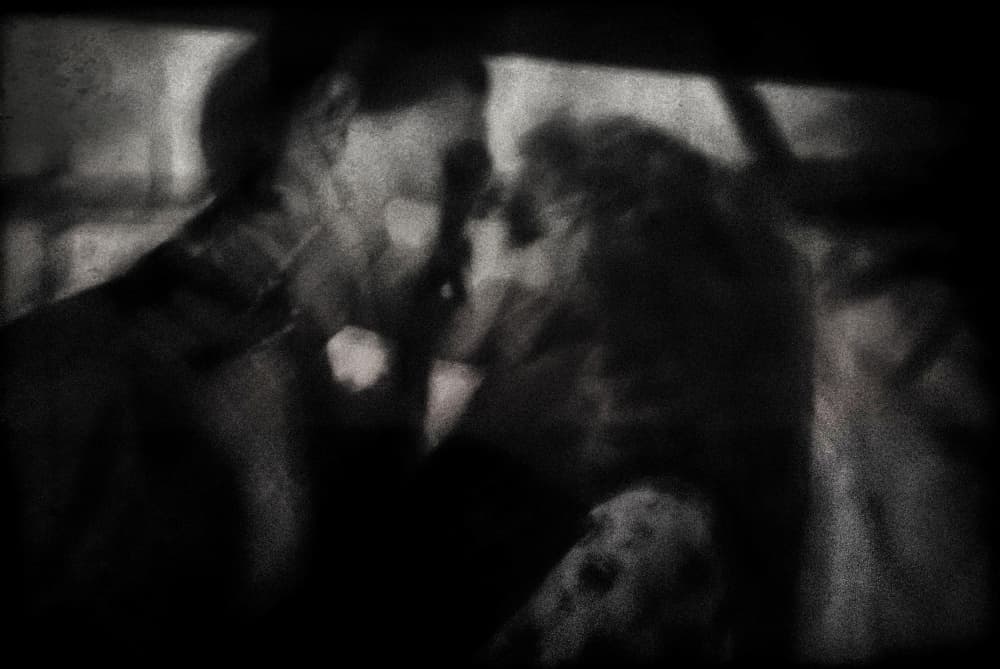 Vintage Romantic Kiss by Dalibor Davidovic — canvas wall art