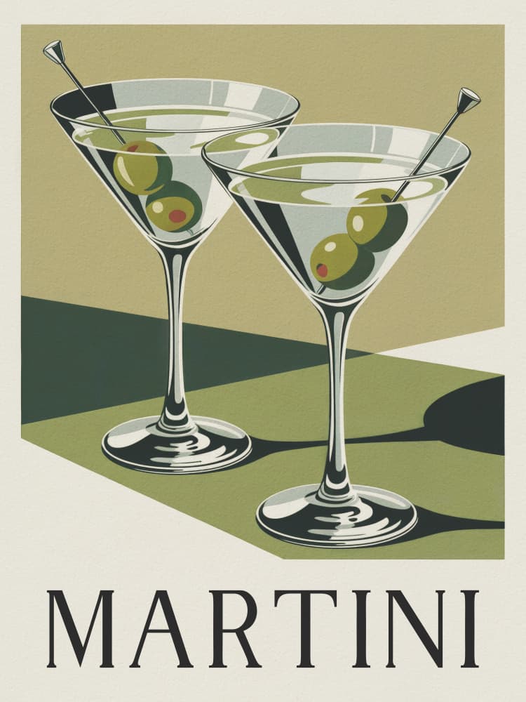 Classic Martinis by Andreas Magnusson — canvas wall art