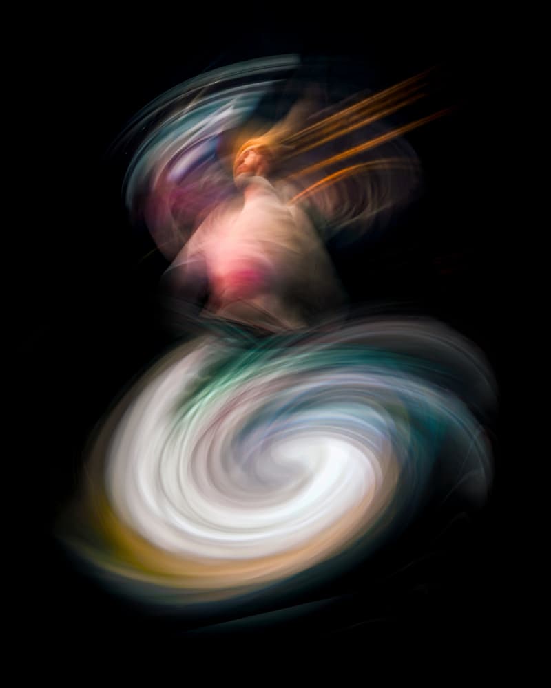 Ethereal Swirling Dance by Mohamed Shawki — canvas wall art