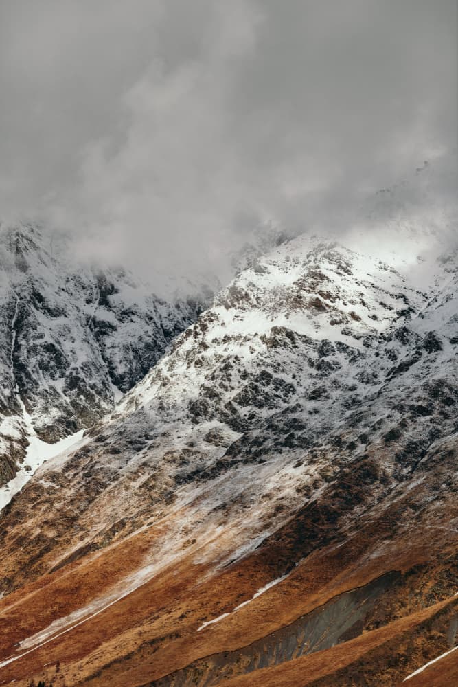 Snowy Mountain Slopes by Javier Pardina — canvas wall art