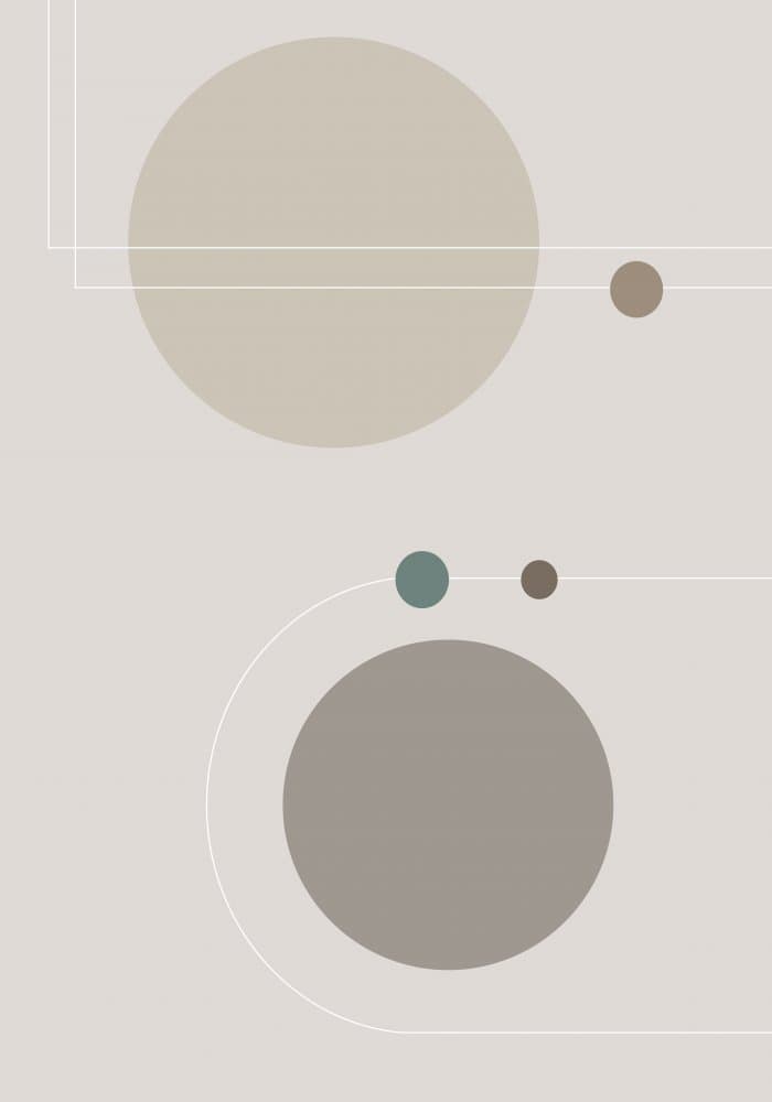 Neutral Modern Circles by Pictufy Studio II — canvas wall art