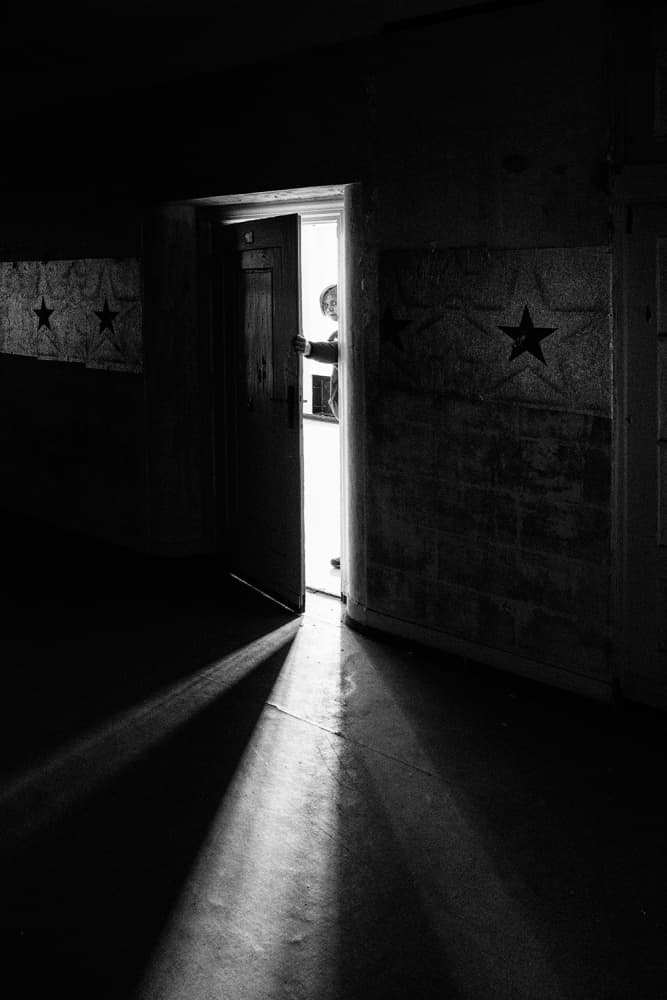 Dramatic Hallway Light by Jure Kravanja — canvas wall art