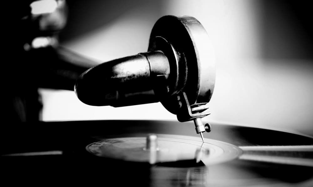 Classic Vinyl Sound by Jørgen Wicklow — canvas wall art