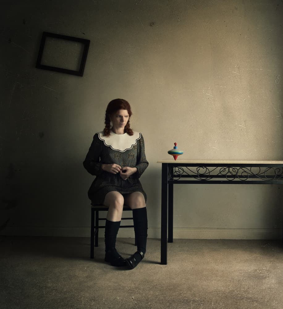 Pensive Girl In Room by Magdalena Russocka — canvas wall art