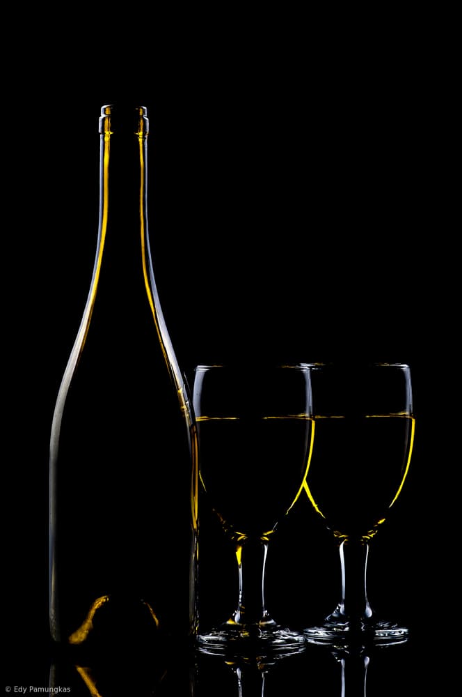 Golden Wine Glow by Edy Pamungkas — canvas wall art