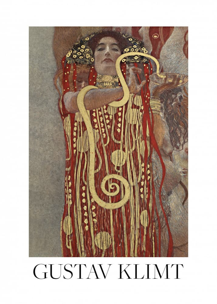 Hygieia (1907) Poster by Gustav Klimt — canvas wall art