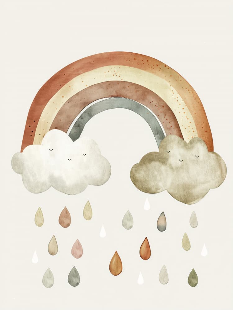Rainbow Dreams by Treechild — canvas wall art
