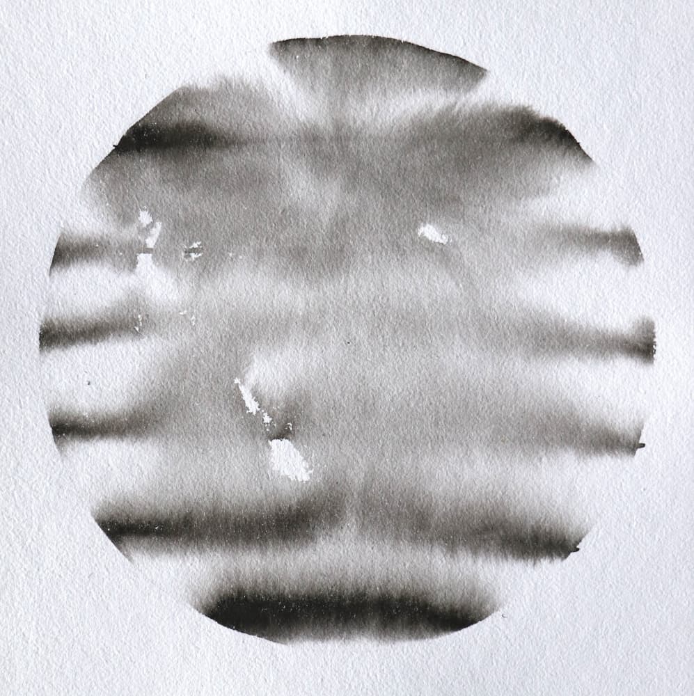 Fluid Black Circle by Santhosh ch — canvas wall art