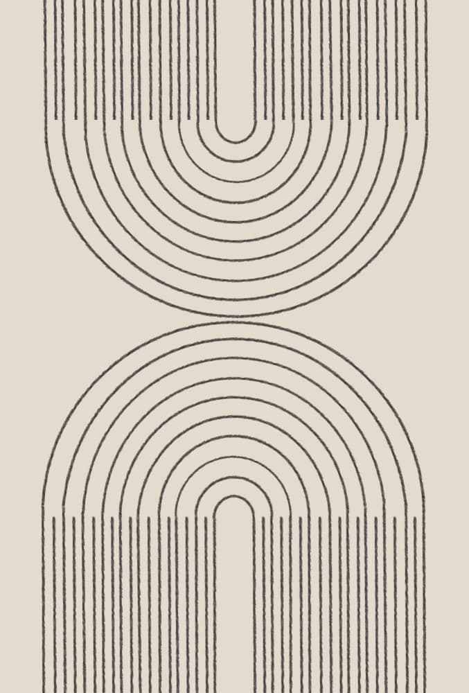 Symmetric Echoes by THE MIUUS STUDIO — canvas wall art