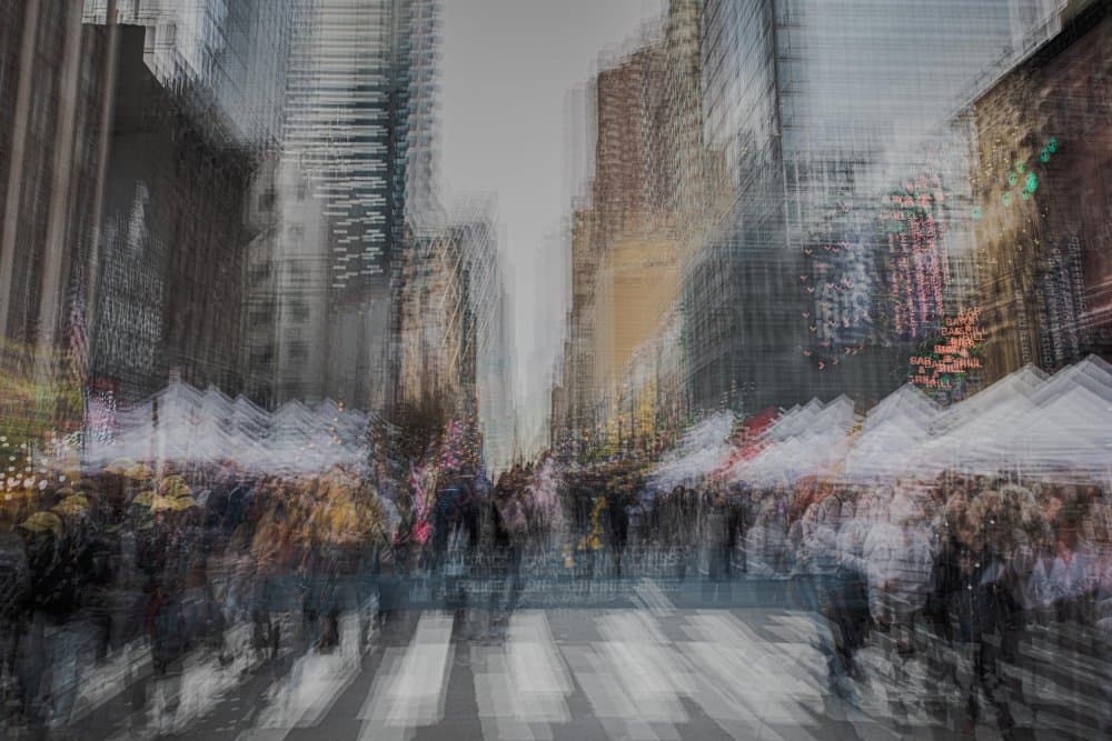 Vibrant City Motion by Kobi Benmoshe — canvas wall art