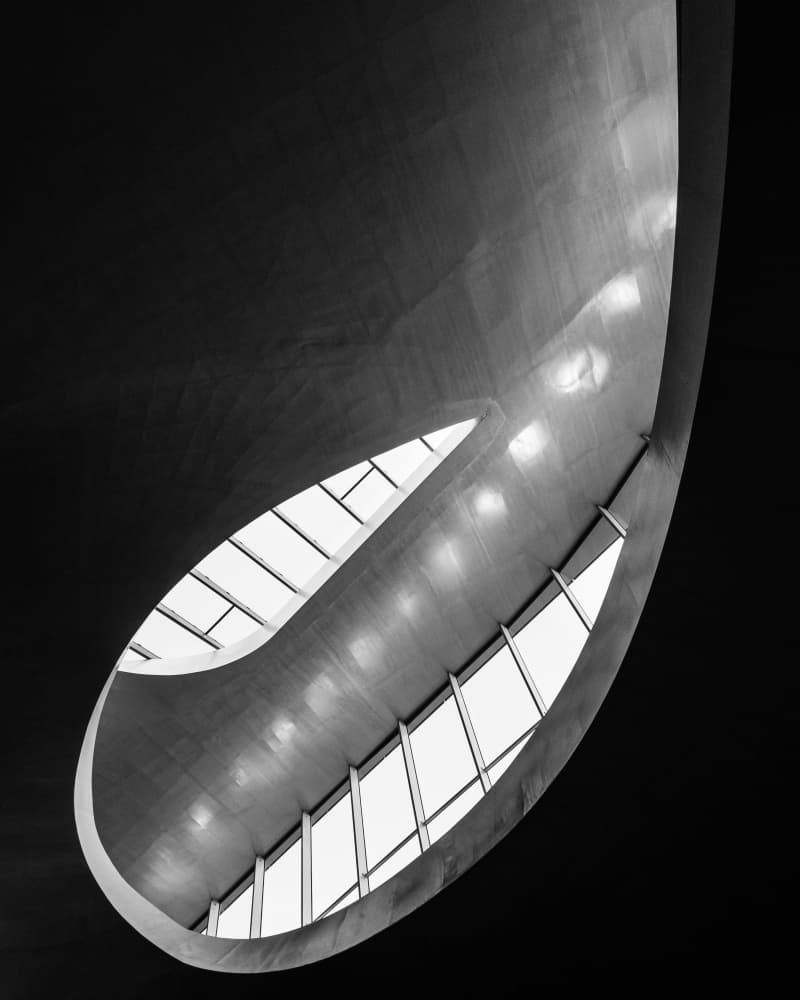 Abstract Curved Architecture by Sofie Steenhoudt — canvas wall art