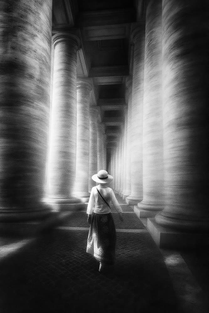 Grand Column Walk by X-FlyingKN — canvas wall art