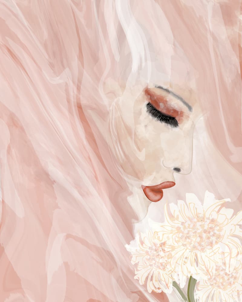 Behind the Veil by Sannel Larson — canvas wall art