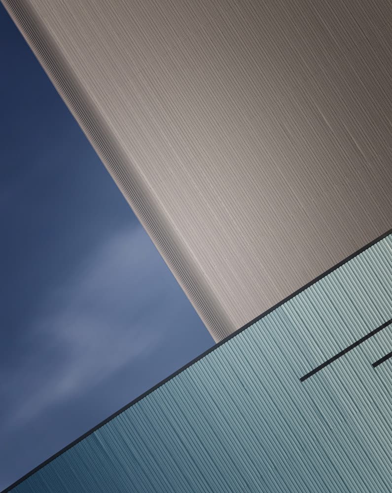 Modern Sky Geometry by Jeroen van de Wiel — canvas wall art