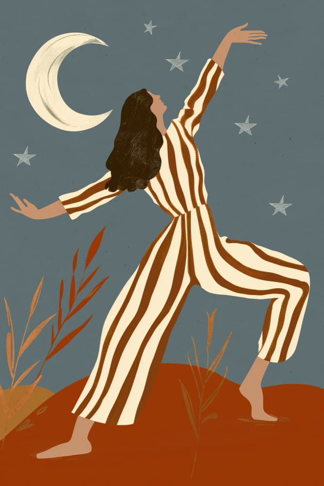 Moonlit Dance by Treechild — canvas wall art