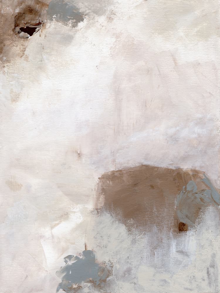 Soft Earth Tones Abstract by Nikita Jariwala — canvas wall art