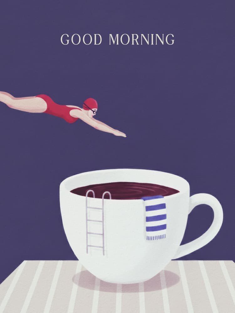 Good Morning Dive by Andreas Magnusson — canvas wall art