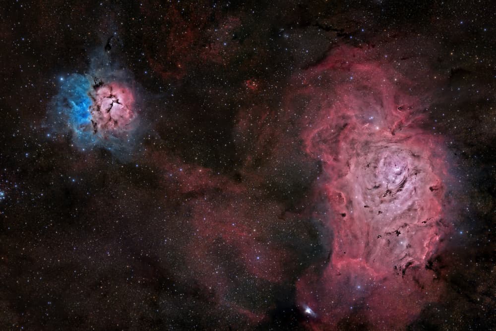 Deep Space Nebulae by Jose Maria D. Barba — canvas wall art