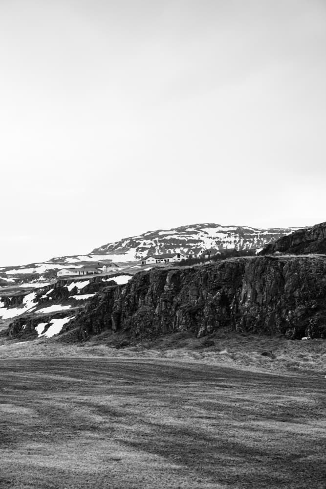 Dramatic Winter Landscape by Lynann Colligan — canvas wall art