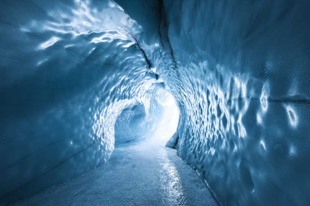 Ice Cave Path by Stefan Hefele — canvas wall art