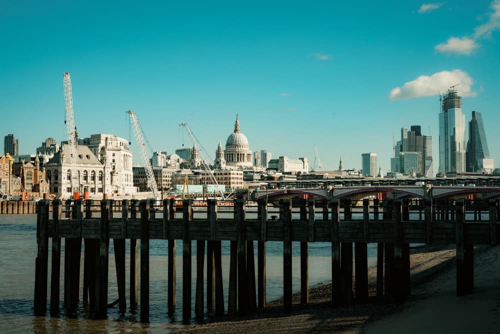 Iconic London River View by Aimee Giles — canvas wall art