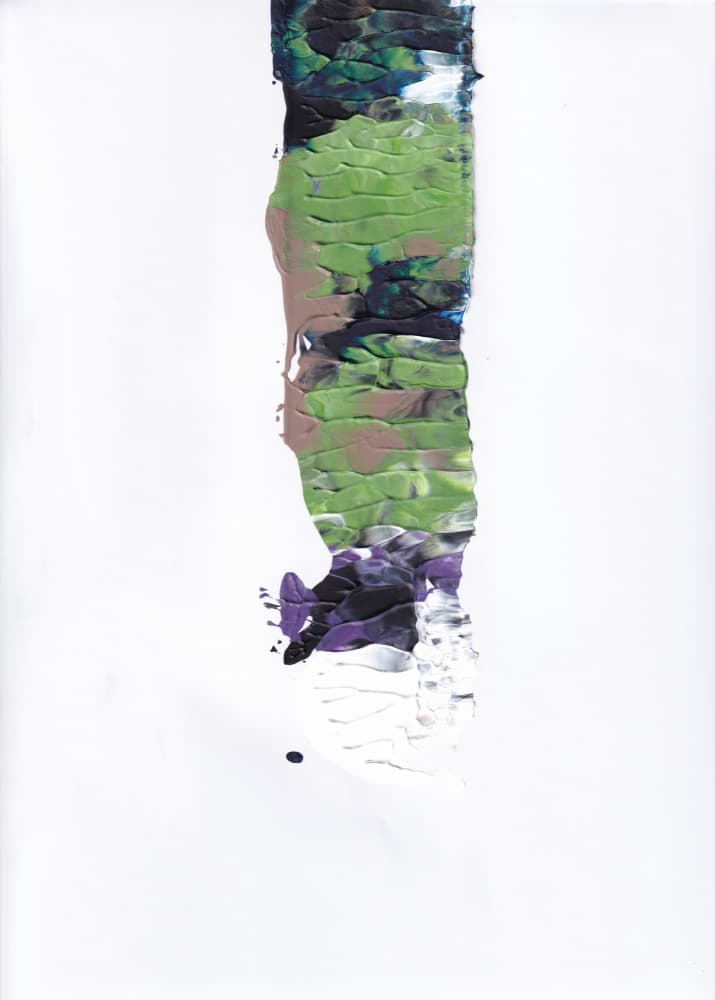 Textured Color Stripe by Maira Ribena — canvas wall art