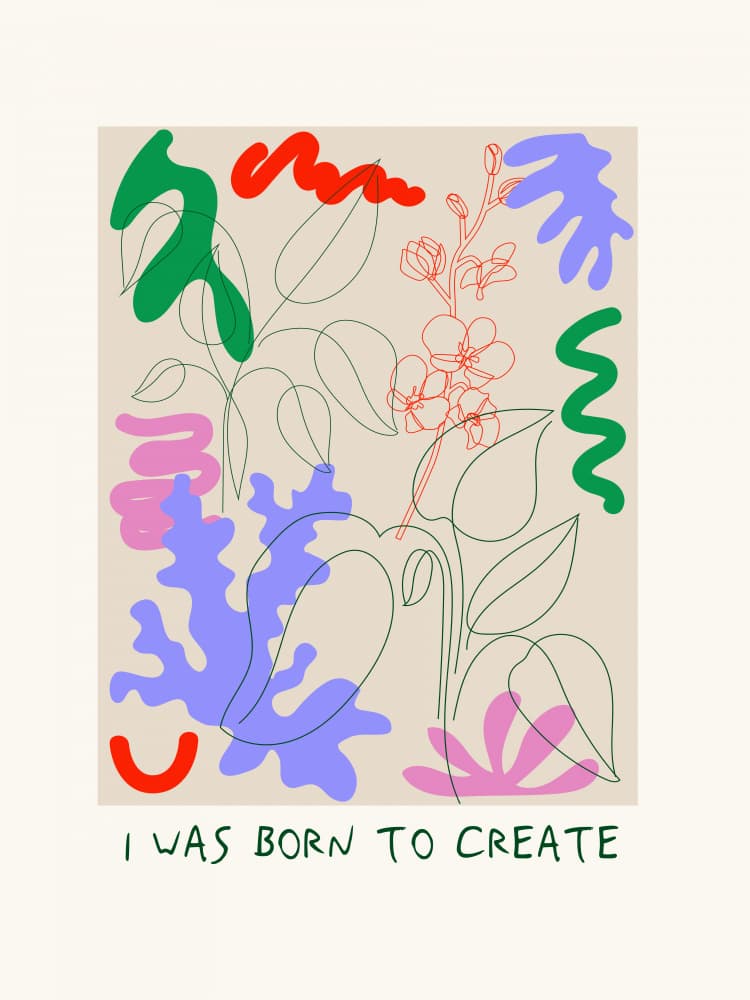 Creative Bloom by Treechild — canvas wall art