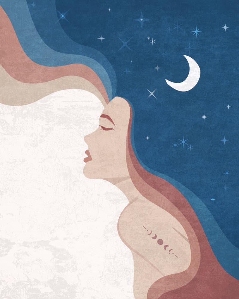 Celestial Dreamer by Emel Tunaboylu — canvas wall art