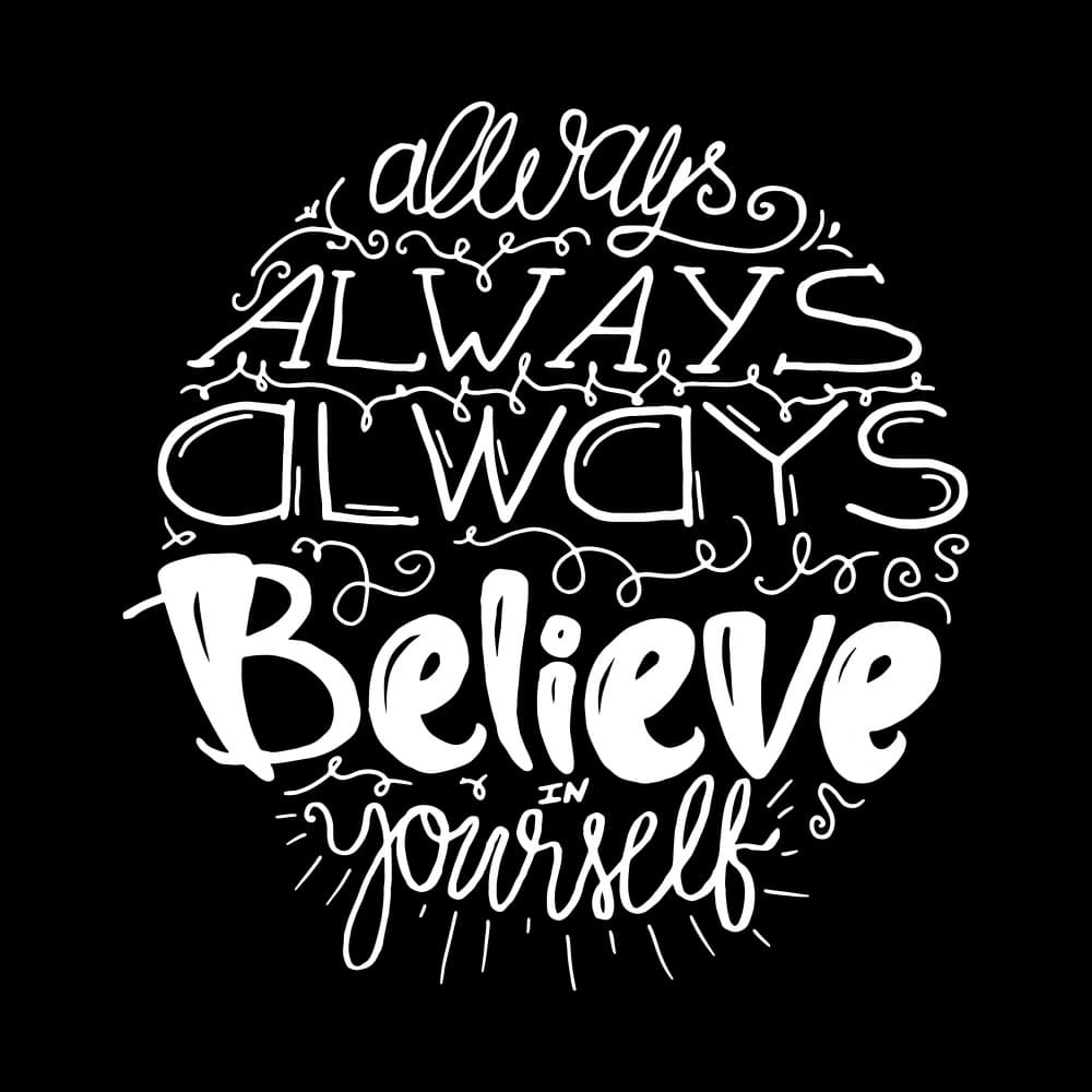 Always Believe In Yourself by Marika Barsrsind — canvas wall art