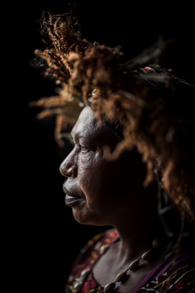 Thoughtful Cultural Portrait by Trevor Cole — canvas wall art