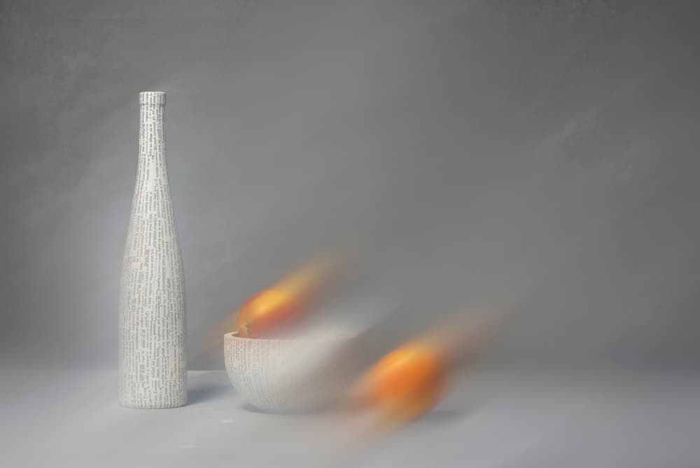 Blurred Fruit Still Life by Christophe Verot — canvas wall art