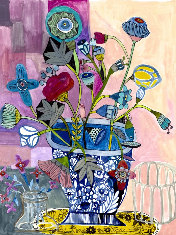 50 Shades of Purple by Sharon Nullmeyer — canvas wall art