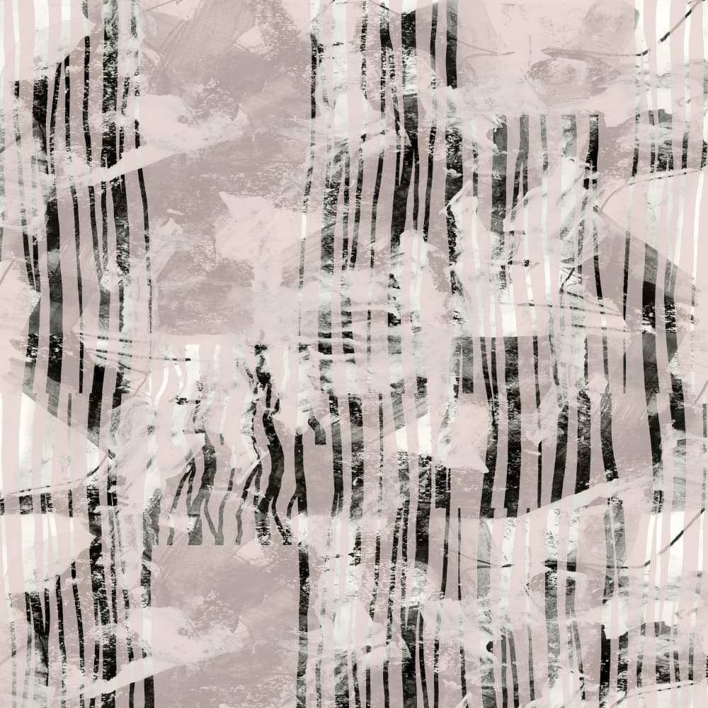 Abstract Blush Stripes by cartissi — canvas wall art