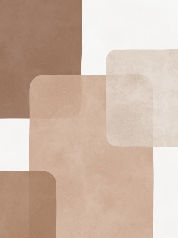 Soft Abstract Shapes by Vitor Costa — canvas wall art