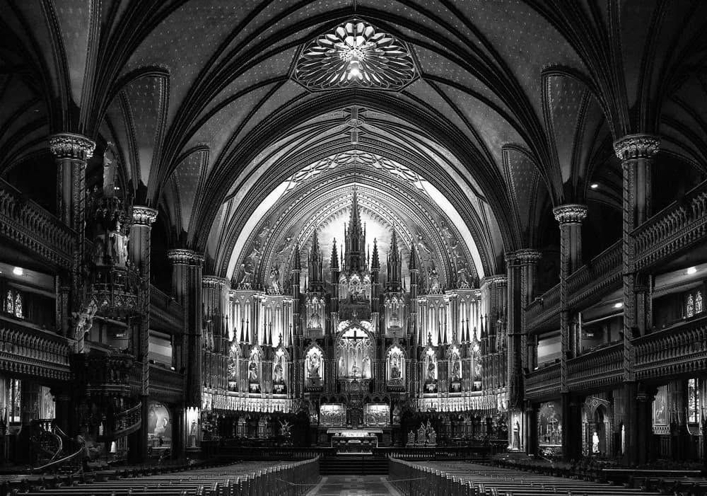 Grand Gothic Sanctuary by C.S. Tjandra — canvas wall art