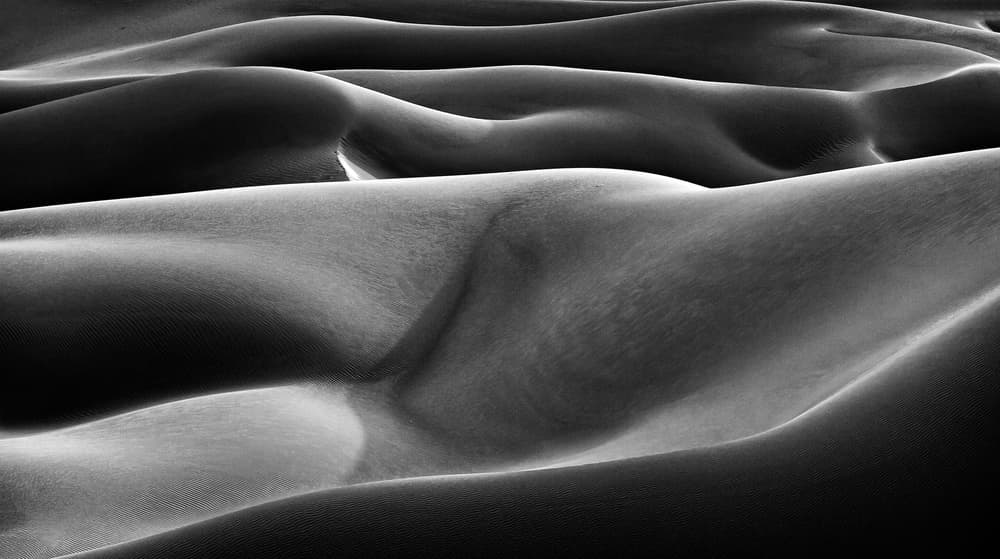Abstract Dune Forms by Mohammadreza Momeni — canvas wall art