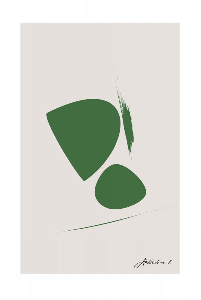 Organic Green Forms by Oju Design — canvas wall art