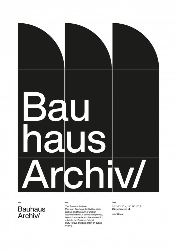Abstract Typographic Architecture