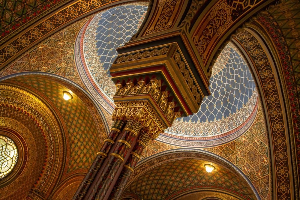 Ornate Golden Sanctuary by Anne Ponsen — canvas wall art